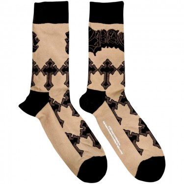 Tupac Unisex Ankle Socks: Crosses (UK Size 7 - 11)