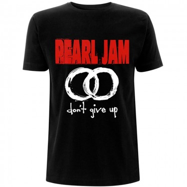 Pearl Jam Unisex T-Shirt: Don't Give Up (Large)