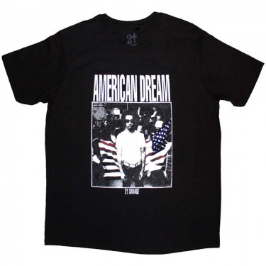 21 Savage Unisex T-Shirt: American Dream (Large)