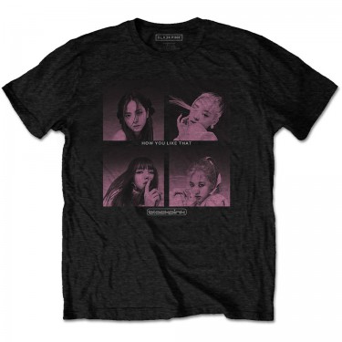 BlackPink Unisex T-Shirt: How You Like That - Black - (Small)