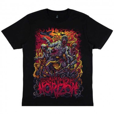 Bring Me The Horizon Unisex T-Shirt: Zombie Hands (Large)