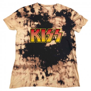 Kiss_Classic Logo_Uni_BL/TAN_Dip-Dye TS:  M