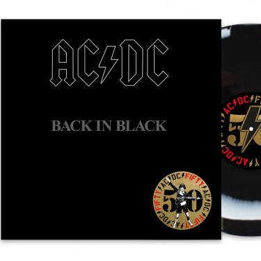 AC/DC - BACK IN BLACK (50TH ANNIVERSARY -INSERT- BLACK AND WHITE COLOURED EDITION)