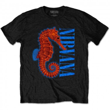 Nirvana Unisex T-Shirt: Seahorse (Small)