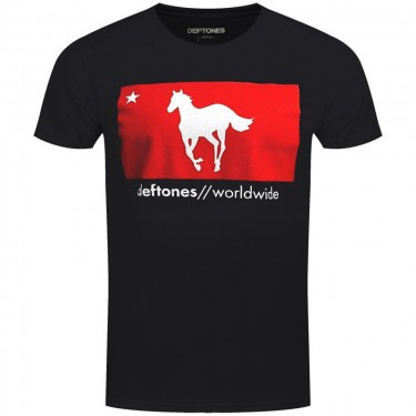 Deftones Unisex T-Shirt: Star & Pony (X-Large)