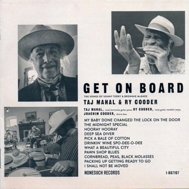 MAHAL, TAJ & COODER, RY - GET ON BOARD