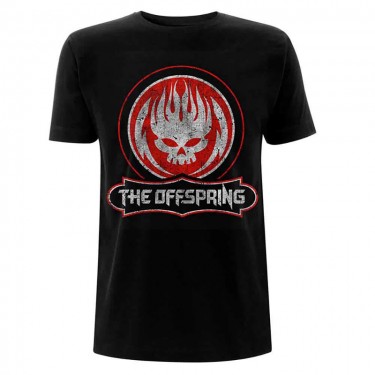 The Offspring - Distressed Skull - Unisex T-shirt (Medium)