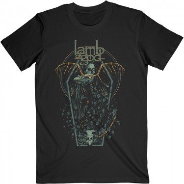 Lamb Of God Unisex T-Shirt: Coffin Kopia (Small)