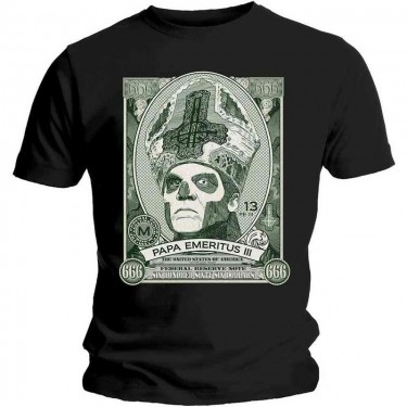 Ghost Unisex T-Shirt: Papa Cash (Large)