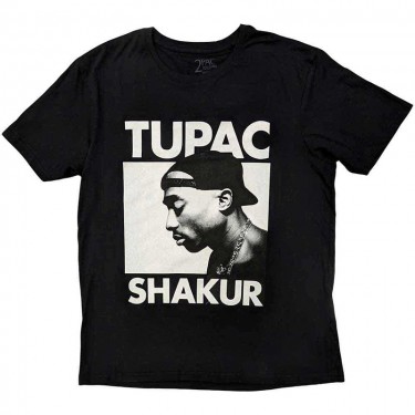 Tupac Unisex T-Shirt: Eyes Closed (Large)