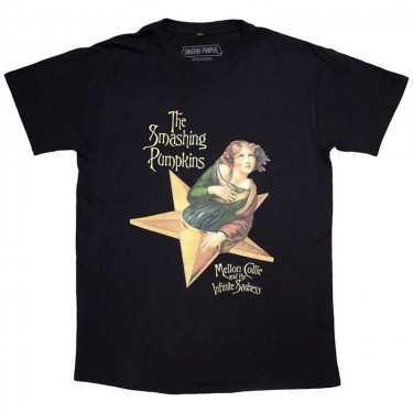 Smashing Pumpkins - Mellon Collie Unisex T-Shirt - NAVY (Large)