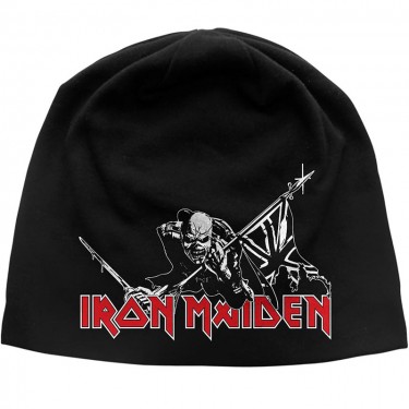 Iron Maiden Unisex Beanie Hat: The Trooper