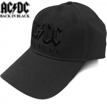 ACDC_Back In Black_BL_Baseball Cap