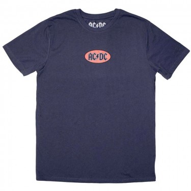 AC/DC Unisex T-Shirt: Mini Oval Logo (X-Large)