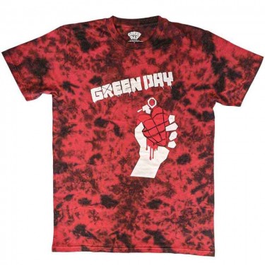 Green Day Unisex T-Shirt: American Idiot (Wash Collection) (Large)