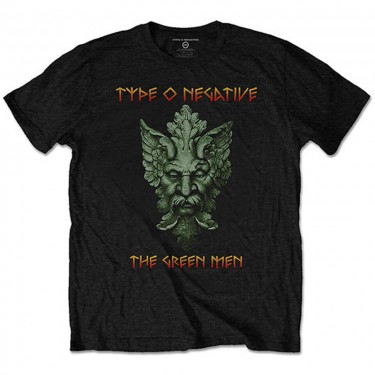 Type O Negative Unisex T-Shirt: Green Man (Back Print) (X-Large)