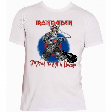 Iron Maiden Unisex T-Shirt: Chicago Mutants (Back Print) (XX-Large)