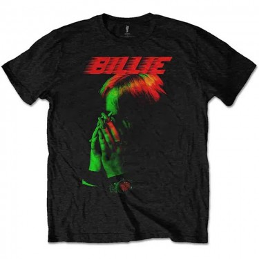 Billie Eilish Unisex T-Shirt: Hands Face - Black