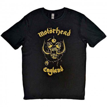 Motorhead - England Classic Gold - T-shirt (Small)