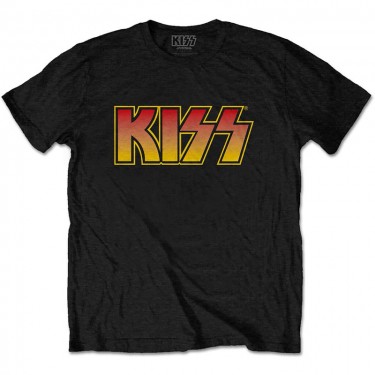 KISS Unisex T-Shirt: Classic Logo - Black