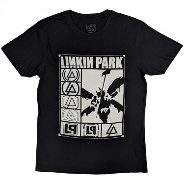 Linkin Park Unisex T-Shirt: Logos Rectangle (X-Large)