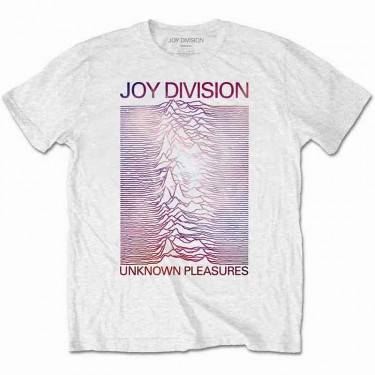 Joy Division Unisex T-Shirt: Space - Unknown Pleasures Gradient (Medium)