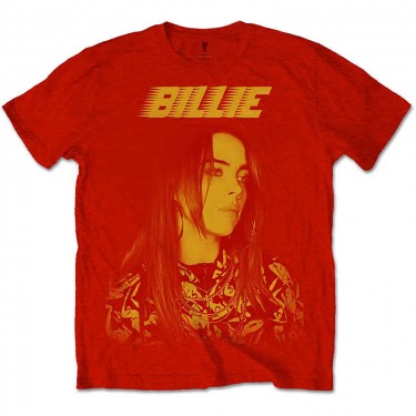 Billie Eilish Unisex T-Shirt: Racer Logo Jumbo (Small)