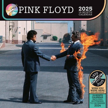 PINK FLOYD - OFFICIAL - 16MONTH CALENDAR - KALENDÁŘ 2025