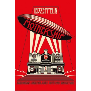 plakát 176 - Led Zeppelin - Mothership Red - 61 X 91,5 CM