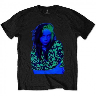 Billie Eilish Unisex T-Shirt: Press Photo (Large)