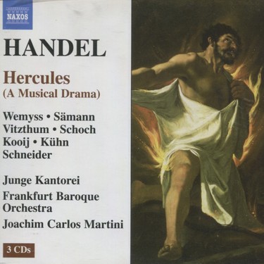 HANDEL - HERUCLES (WEMYSS, FRANKFURT BAROQUE ORCH.)