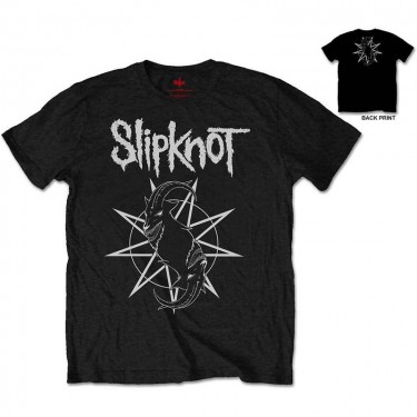 Slipknot - Goat Star Logo (Back Print) - T-shirt (X-Large)