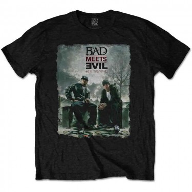 Bad Meets Evil Unisex T-Shirt: Burnt (Large)