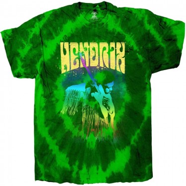 Jimi Hendrix Unisex T-Shirt: Hear The Vibe (Wash Collection) (X-Large)