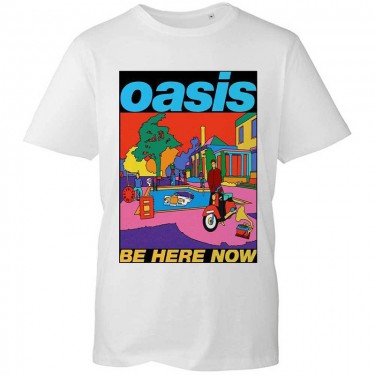 Oasis - Be Here Now Illustration Unisex T-Shirt (Large)