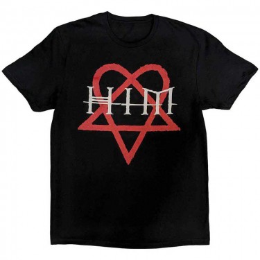 HIM Unisex T-Shirt: Heartagram (Medium)