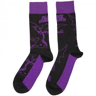 Black Sabbath Unisex Ankle Socks: Logo & Demon (UK Size 7 - 11)