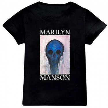 Marilyn Manson Kids T-Shirt: Halloween Painted Hollywood (12-13 Years)