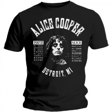 Alice Cooper - 1972 DETROIT MI - T-SHIRT (X-LARGE)