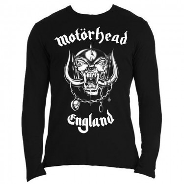 Motorhead - England (Back Print) - Long Sleeved T-shirt (Small)