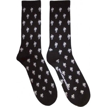 Billie Eilish Unisex Terry Socks: Blohsh Pattern